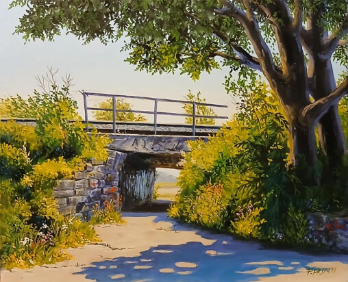 Le petit pont des trains